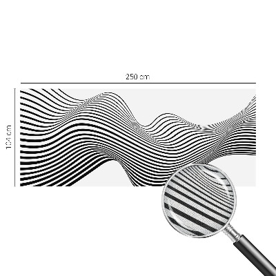 Carta da parati panoramica effetto 3D Astrazione dinamica