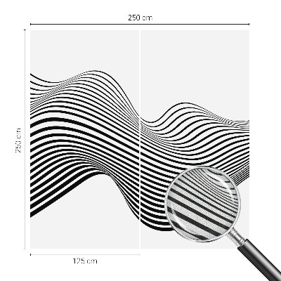Carta da parati panoramica effetto 3D Astrazione dinamica