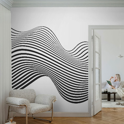 Carta da parati panoramica effetto 3D Astrazione dinamica