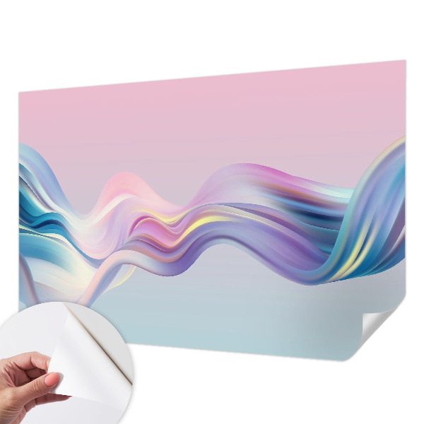 Carta da parati per cameretta piogge colorate