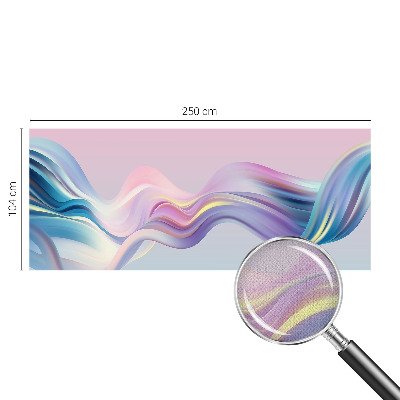 Carta da parati per cameretta piogge colorate