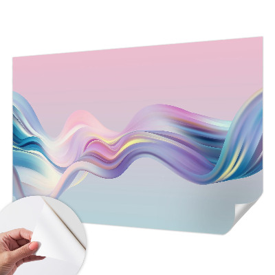 Carta da parati per cameretta piogge colorate