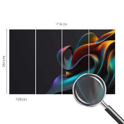 Fotomurale per cameretta Vortice colorato