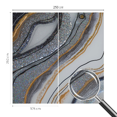Carta da parati 3D Onde di pietra