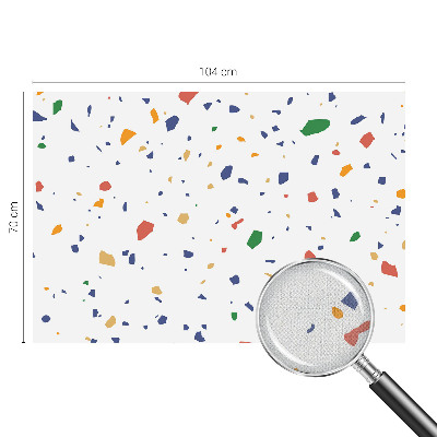 Carta da parati effetto profondità Pezzi dell'arcobaleno