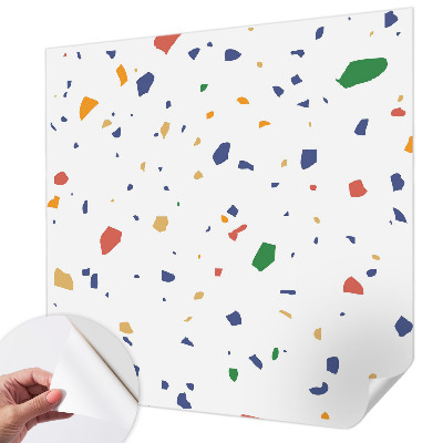 Carta da parati effetto profondità Pezzi dell'arcobaleno