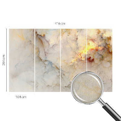 Carta da parati cameretta Paesaggio colorato