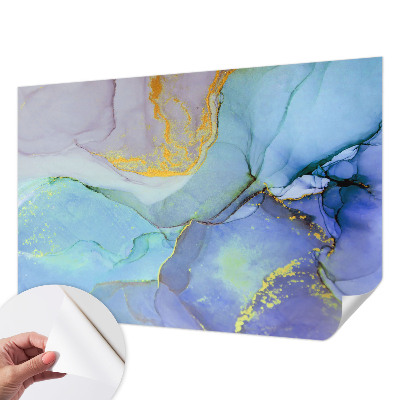 Fotomurale per bambini forme ad acquerello