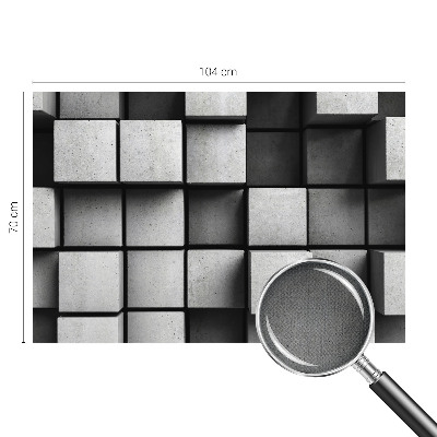 Fotomurale per cameretta cubi geometrici