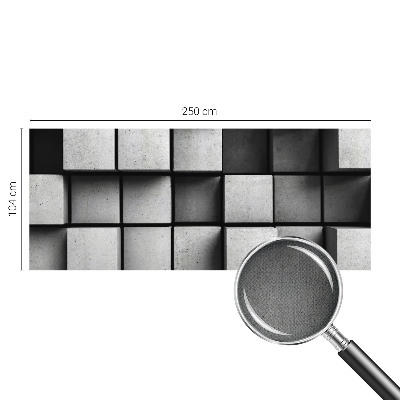 Fotomurale per cameretta cubi geometrici