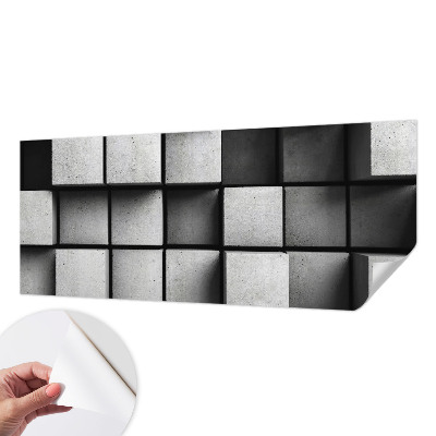 Fotomurale per cameretta cubi geometrici