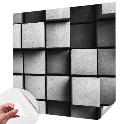 Fotomurale per cameretta cubi geometrici