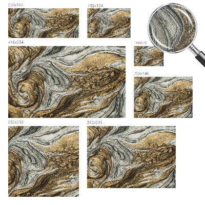 Carta da parati 3D Vortici astratti