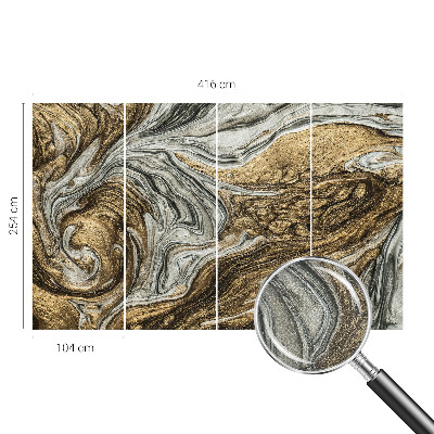 Carta da parati 3D Vortici astratti