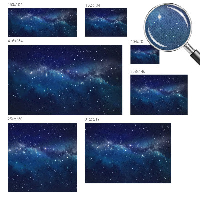 Fotomurale 3D Notte stellata