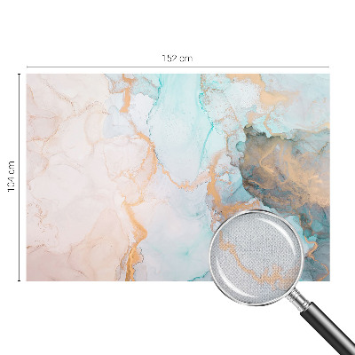 Carta da parati cameretta Onde acquerellate