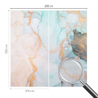 Carta da parati cameretta Onde acquerellate