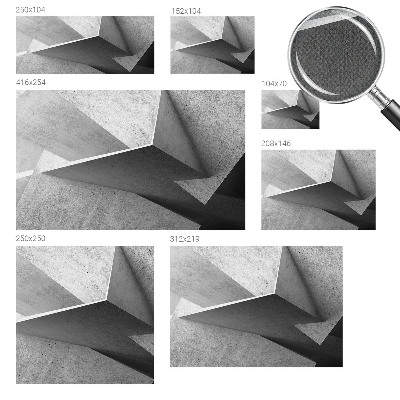 Carta da parati effetto profondità Strutture geometriche