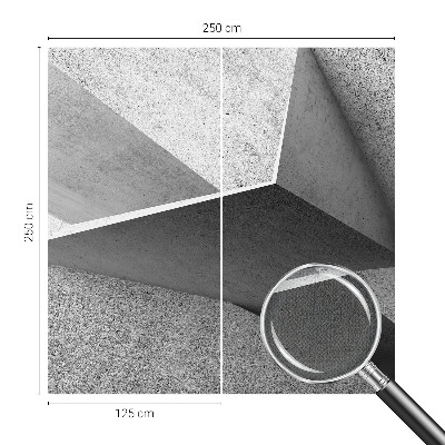 Carta da parati effetto profondità Strutture geometriche