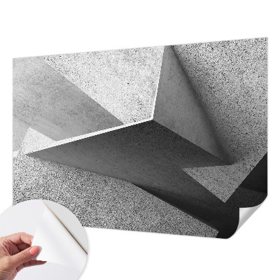 Carta da parati effetto profondità Strutture geometriche