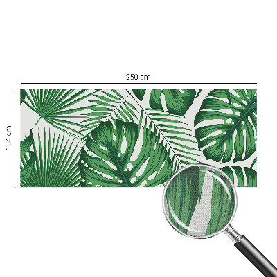 Carta da parati per cameretta Foglie tropicali