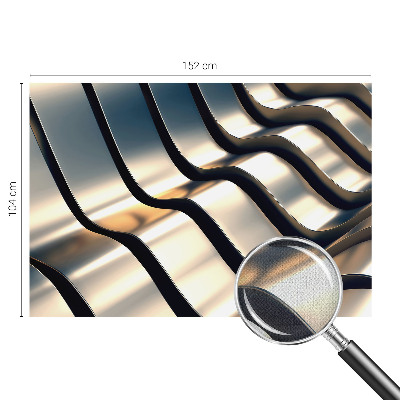 Fotomurale per cameretta Onde metalliche