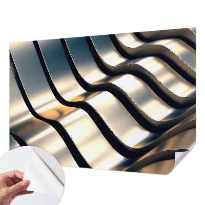 Fotomurale per cameretta Onde metalliche