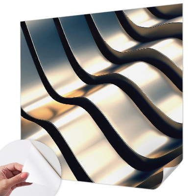 Fotomurale per cameretta Onde metalliche