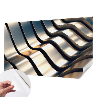 Fotomurale per cameretta Onde metalliche