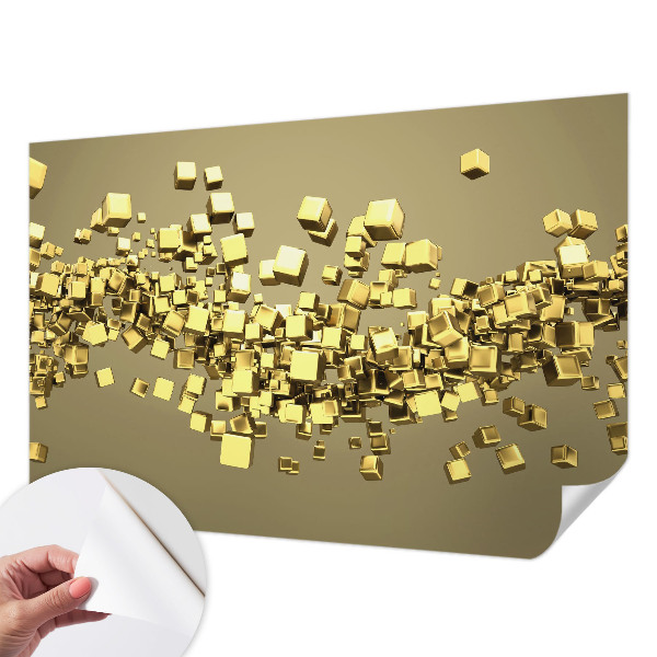 Fotomurale effetto 3D Cubi creativi