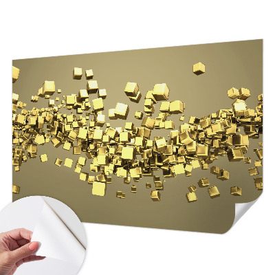 Fotomurale effetto 3D Cubi creativi