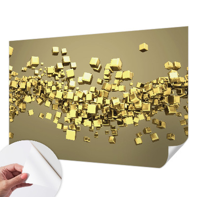 Fotomurale effetto 3D Cubi creativi