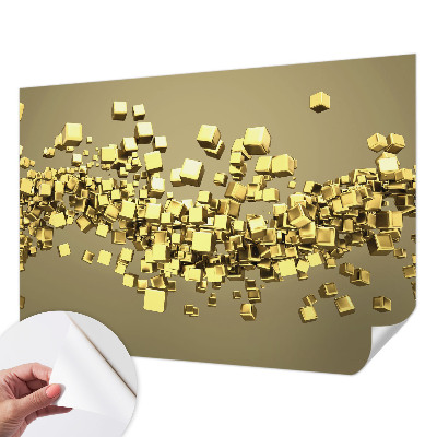 Fotomurale effetto 3D Cubi creativi