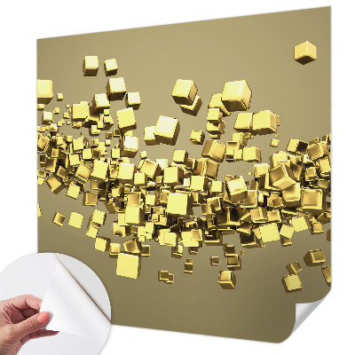 Fotomurale effetto 3D Cubi creativi