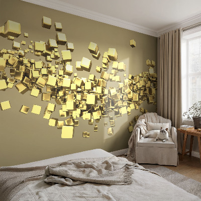 Fotomurale effetto 3D Cubi creativi