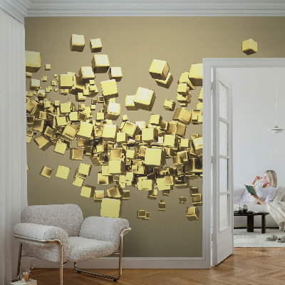 Fotomurale effetto 3D Cubi creativi
