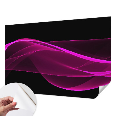 Carta da parati 3D Nastri rosa