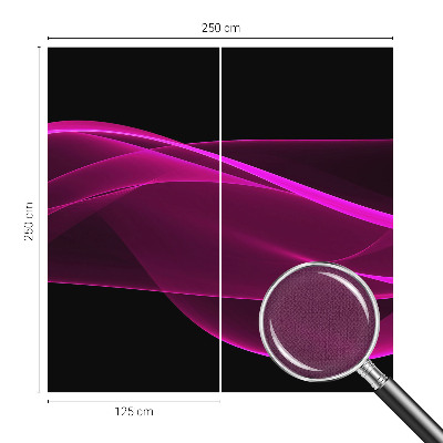 Carta da parati 3D Nastri rosa