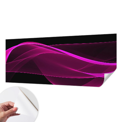 Carta da parati 3D Nastri rosa
