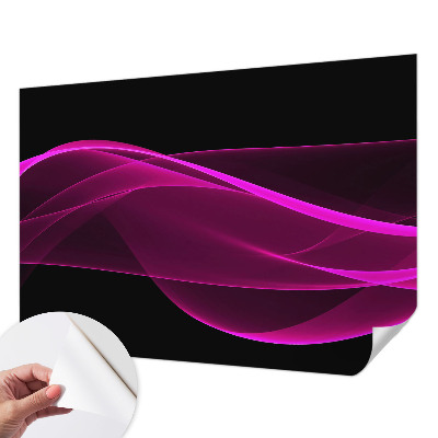 Carta da parati 3D Nastri rosa