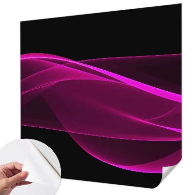 Carta da parati 3D Nastri rosa