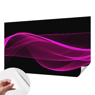 Carta da parati 3D Nastri rosa