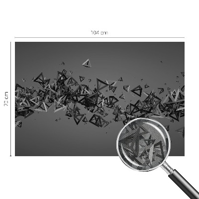 Carta da parati panoramica effetto 3D Astrazioni geometriche