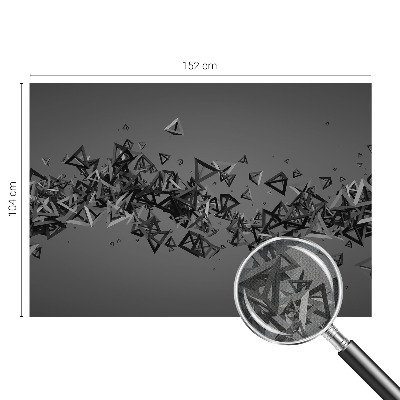 Carta da parati panoramica effetto 3D Astrazioni geometriche