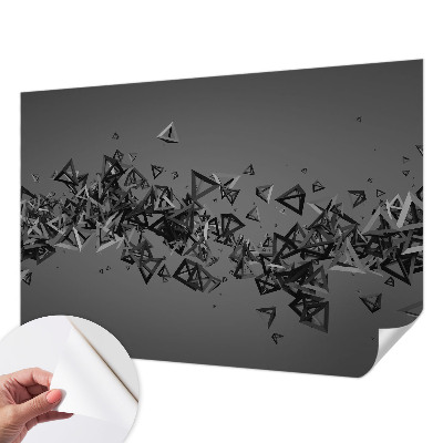 Carta da parati panoramica effetto 3D Astrazioni geometriche