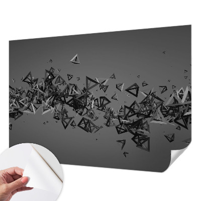 Carta da parati panoramica effetto 3D Astrazioni geometriche