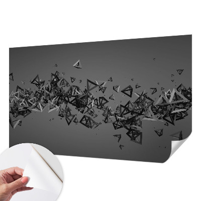 Carta da parati panoramica effetto 3D Astrazioni geometriche