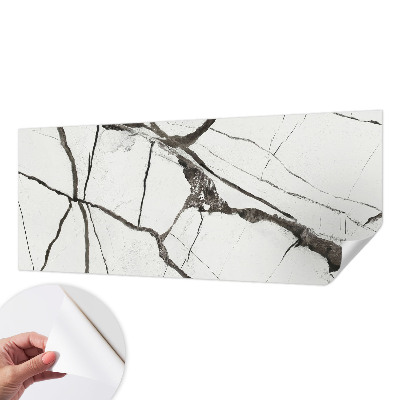 Carta da parati cameretta crepe nel marmo