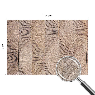 Fotomurale per cameretta Onde di legno