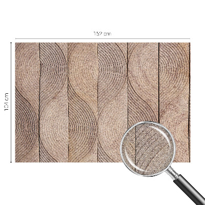 Fotomurale per cameretta Onde di legno